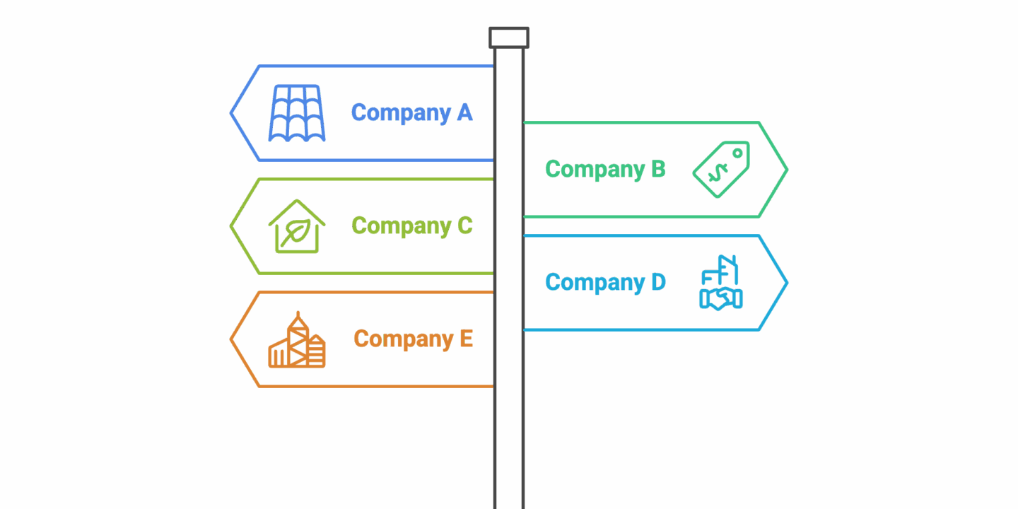 Which roofing company should I choose? Visual comparison of multiple options for homeowners and contractors with guidance on CRMs for roofing.