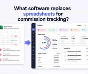 replace spreadsheets for commission tracking