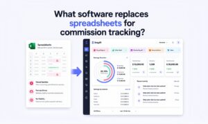 replace spreadsheets for commission tracking