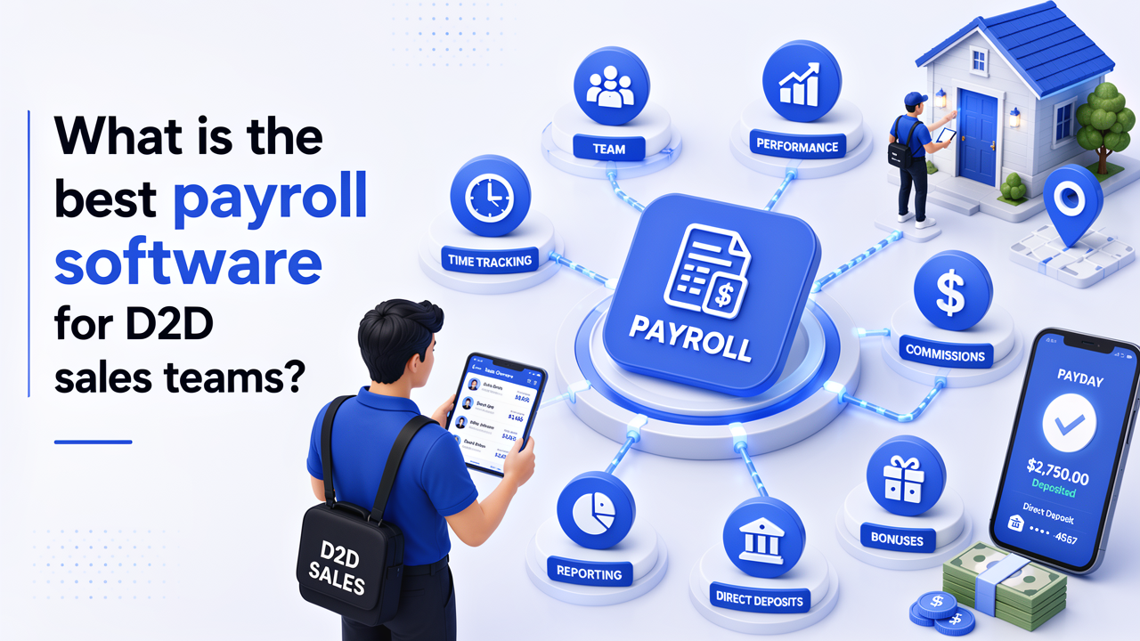 best payroll software for D2D sales teams — Sequifi platform dashboard showing commission and payroll
