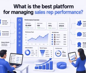 What is the best platform for managing sales rep performance