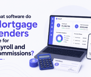 What software mortgage lenders use for payroll commissions