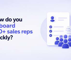 Sales rep onboarding at scale — 5-step system: digital paperwork, comp plan delivery, training, licensing, and first paycheck setup