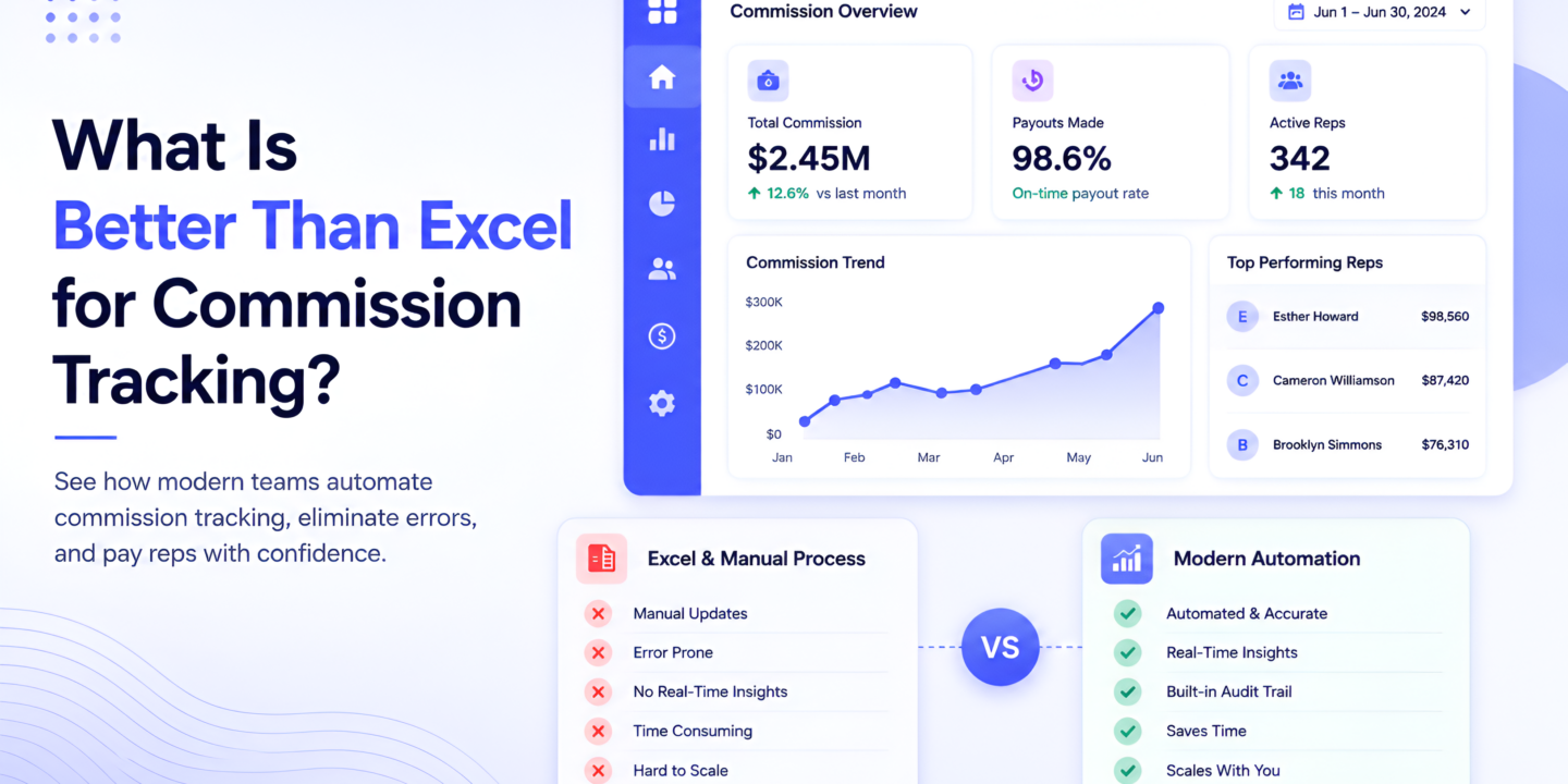What is better than Excel for commission tracking — 5 platforms compared: CaptivateIQ, Xactly, QuotaPath, Performio, Sequifi